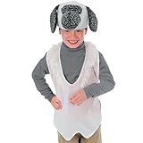 Lamb Plush Costume Vest Hat Nativity NIP