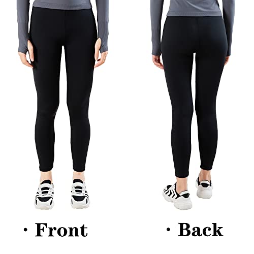 Kiderence Toddler Little Girls Athletic Leggings Yoga Pants Girls Compression Leggings2