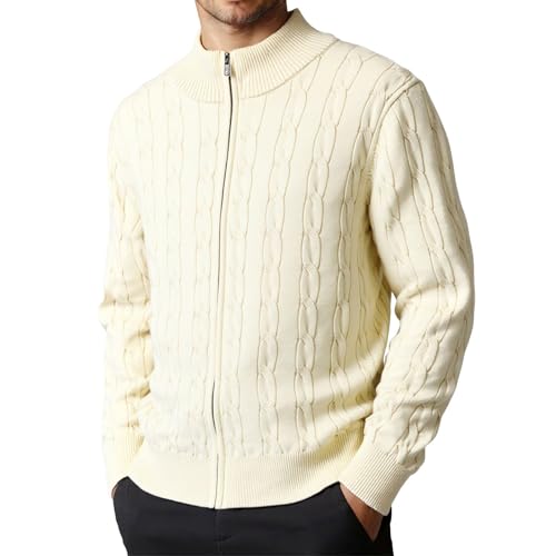 Cárdigan de punto con cuello chal chaqueta abrigo de suéter mezcla invierno