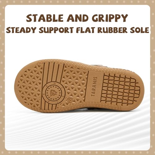 Boys Girls Court Shoes Leather Casual Low Top Skate Shoe Sneaker with Non-Slip Sole Walking Shoes Tennis Shoes for KidsCasual Trendy Sneaker4