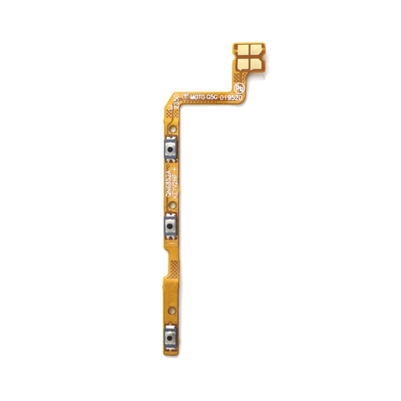 Bouton Flex Power Avec Empreinte Pour Motorola Moto G24 - Capteur Tactile Home, Noir