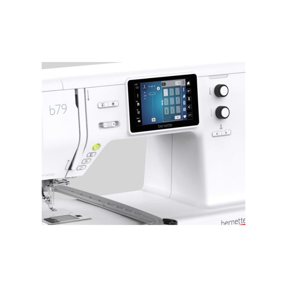 Bernette B79 Computer Näh- und Stickmaschine inkl. 2 Sticksoftware Modulen | für optimale Näh- und Stickergebnisse und hohem Nähkomfort