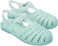 Melissa Sandália feminina Possession Jelly – o sapato original Jelly, sandália de pescador com alça ajustável e fivela lateral