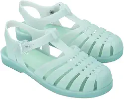 Melissa Sandália feminina Possession Jelly – o sapato original Jelly, sandália de pescador com alça ajustável e fivela lateral