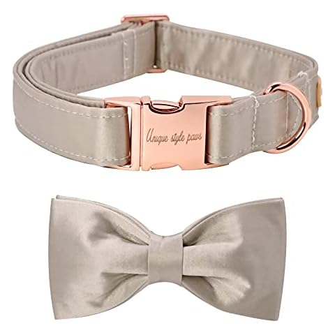 Unique style paws Hundehalsband, Hochzeit Seidenhundehalsband Cover