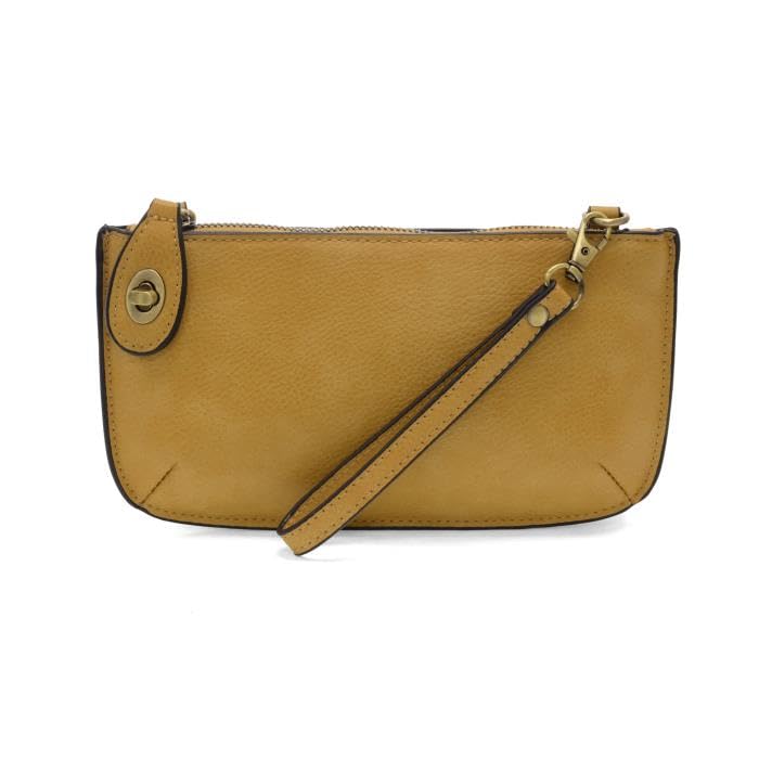 Image of Joy Susan Women's Fashion Purse Mini Crossbody Wristlet Clutch Hand Bag - Golden Tan