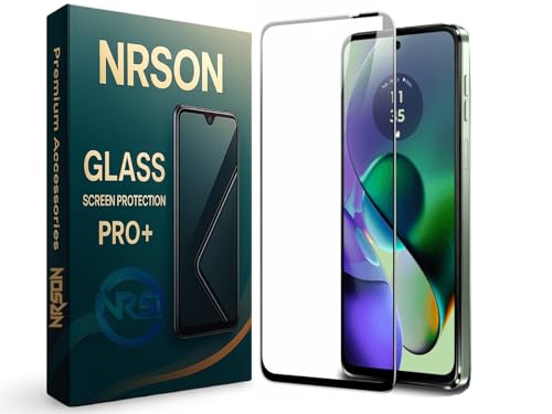 Image of NRSON Tempered Glass Screen Protector Compatible For MOTO G64 / Motorola G64 with Easy Self Installation Kit