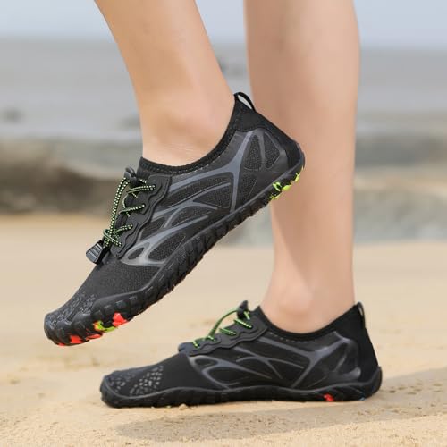 Image of ziitop Water Shoes for Men Women Beach Barefoot Swim Rock Climbing Pool Shoes Socks, Anti-Slip Breathable Quick Dry Lightweight Slip-on, Outdoor Sport Hiking Walking Boating Fishing Diving Surfing