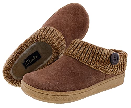 Image of Clarks Women's Angelina Furry Mule Slippers