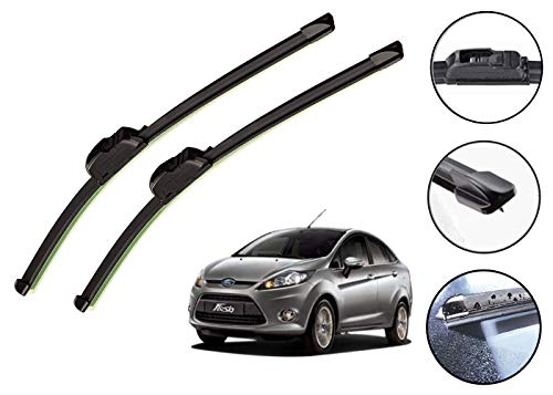 Image of Auto Hub Car Wiper Blades Compatibility With Fiesta Old - Set of 2 Pcs (D-22,P-16)