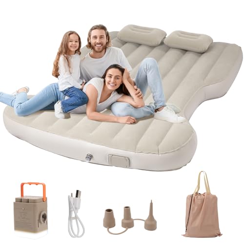 Focmot Tesla Model Y Air Mattress with Pump, Pillows & Bag