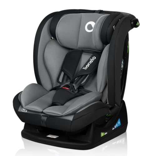 Lionelo IZZY i-Size Seggiolino Auto per bambini 40–150cm, 0–12 Anni, Installazione Universale con Cintura, In Senso di Marcia e Contromarcia, Poggiatesta Regolabile in 13 liveli, Schienale Reclinabile