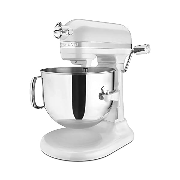 KitchenAid KSM7586PFP 7-Quart Pro Line Stand Mixer Frosted Pearl White
