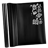 Parliky 2 個 黒板フィルム 黒板ラベルステッカー 兆候 掲示板の装飾 サイン 映画 紙 ペイント ホワイトボード 粘着ステッカー チョークマーカー ポスター 磁気ボード 学用品 塩ビ