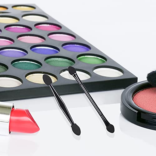 Eyeshadow Sponge Set,100 Pcs Disposable Eyeshadow Applicators Bulk Dual Sided Eyeshadow Sponge Tip Brushes（Two Size） #TOP2