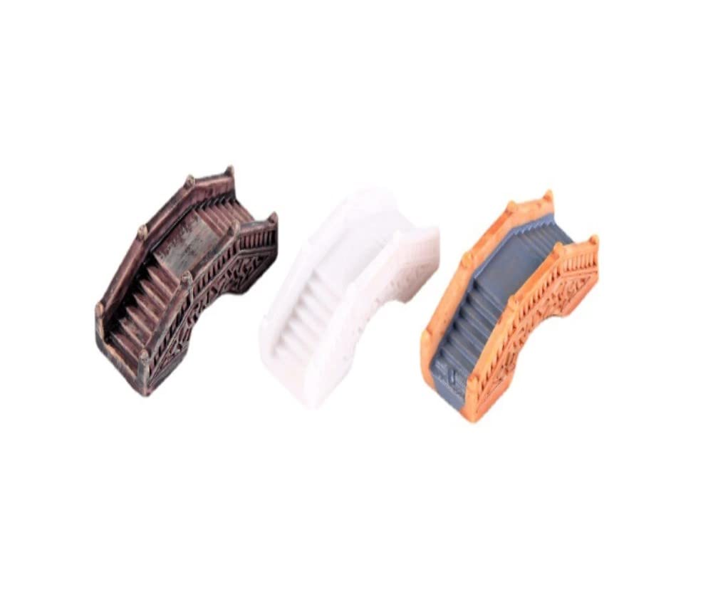 BHOOLU&GOOLU Beautiful Garden Bridge Miniature - 3 Pcs Set