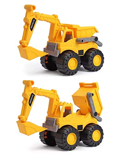 Image of SHOPOFLUX Dig & Dumper Construction Toy Vechicle For Kids (Dig And Dump),Multicolor