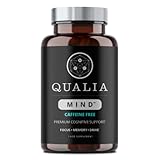 Qualia Mind Caffeine Free -The Most Advanced Nootropic | Top Brain Supplement for Memory & Concentration with 25+ Brain Boosters Ginkgo biloba, Alpha GPC, DHA & More, (1 Month Supply)
