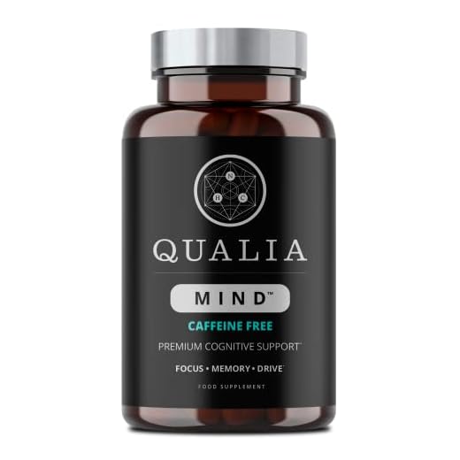 Qualia Mind Caffeine Free -The Most Advanced Nootropic | Top Brain Supplement for Memory & Concentration with 25+ Brain Boosters Ginkgo biloba, Alpha GPC, Bacopa monnieri, DHA & More