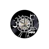 Batman Vinyl Clock, Batman Wall Art, Batman Wall Decor, Batman Watch, Batman Record Wall Clock,...