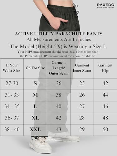 Image of Parachute Pants for Women - Water-Resistant Cargo Pants for Women | Stylish Activewear for Travel, Office, Gym, Trekking & Everyday Comfort | Korean Pants for Woman