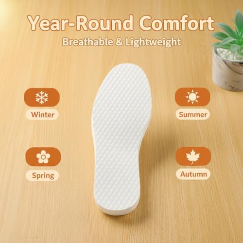 10 pares plantillas desechables transpirables para mujer miniatura 3