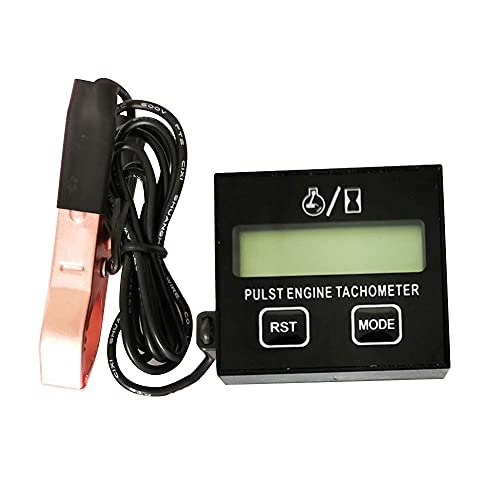 LATROVALE Chainsaw Tachometer Tach Gauge Digital Display Induction