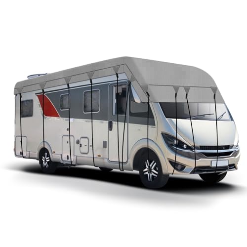 luolety - Housse de protection de toit pour caravane, camping-car, 4 couches, étanche, protection contre les intempéries, protection contre le soleil, la pluie, la poussière, les UV (3 x 6,5 m)