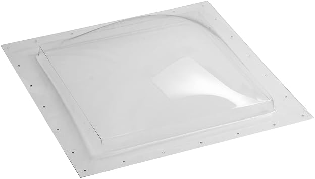 Tough Grade 14" x 14" RV/Camper Dome Skylights | Acrylic Replacement Skylights | RV Skylight for Camper Trailer, Motorhome, 5th Wheel Clear