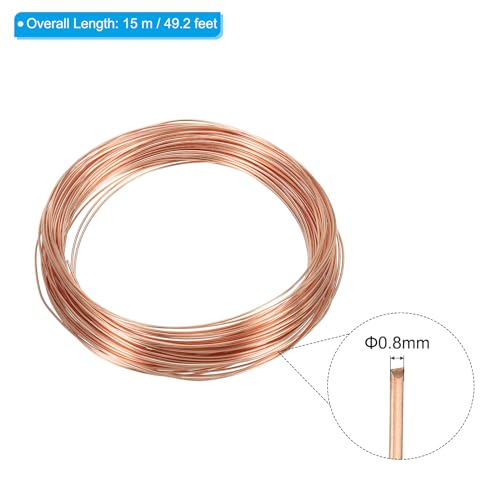 PATIKIL 49 Feet Solid Bare Copper Wire - Image 2
