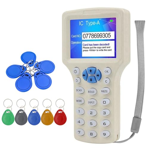 Programmeur de Réplicateur RFID NFC 13.56M IC ID avec badges CUID T5577 réinscriptibles
