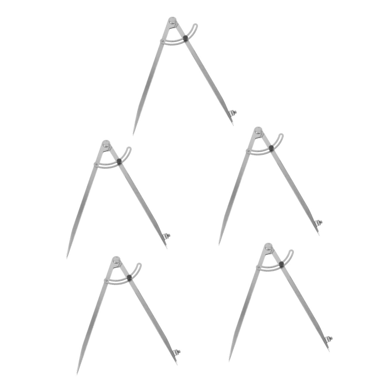 NUOBESTY 5 Piezas Brújula Reutilizable Herramienta De Círculo De Dibujo Brújulas Circulares Dibujo De La Brújula Compases Para Trabajar La Madera De Dibujo Kit De Brújulas Planchar