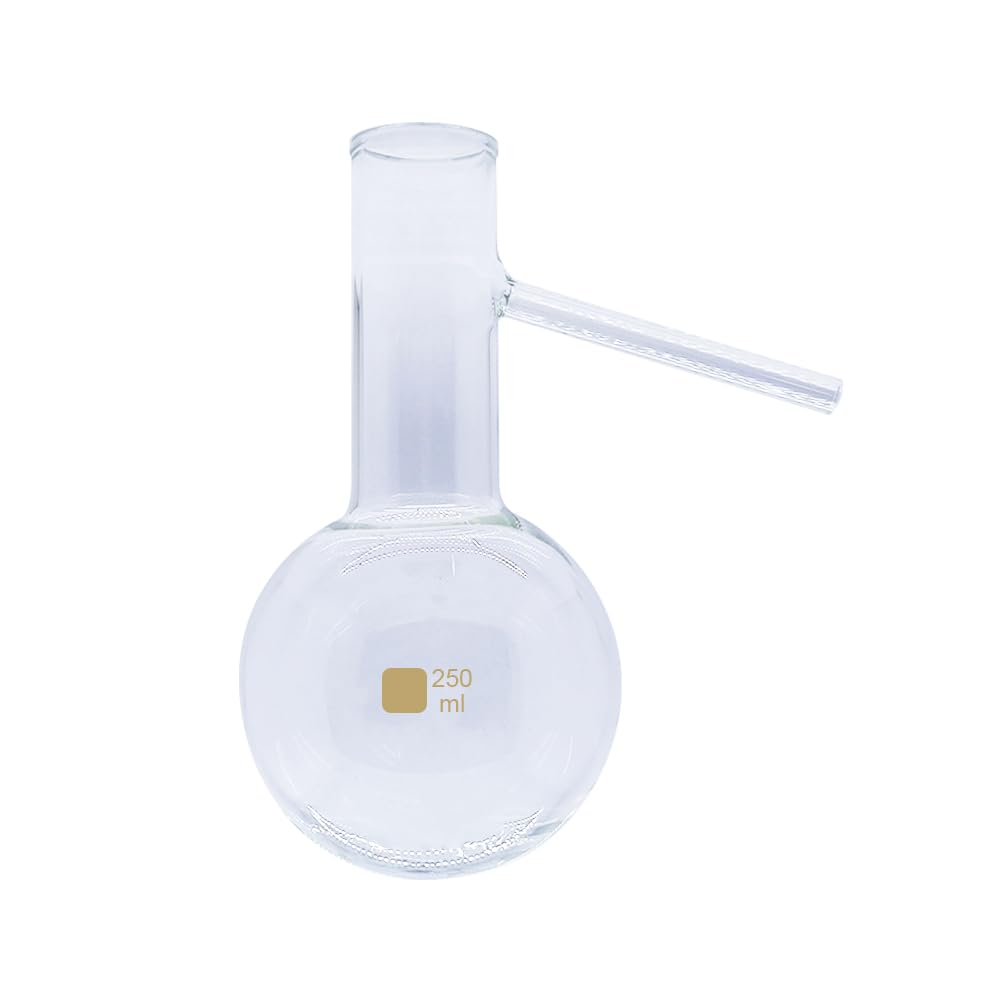 Round Bottom with Side Arm Distilling Lab Flask Glass Distillation Flask (100ml-CHINA)