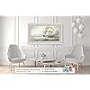 Contemporary Silver 65 Premiere Deco TV Frame - Compatible ONLY with Samsung The Frame TV and Pro TVs (Fits 2021-2026, LS03A, LS03B,LS03C,LS03D,LS03FA,LS03FW)