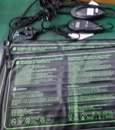 Lot de 2 tapis chauffants imperméables pour semis, germination, reptiles, brassage