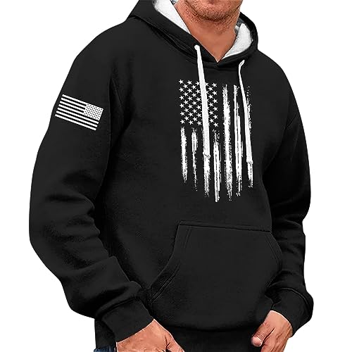 Ymosrh Men's Graphic Hoodies Pullover Hooded Sweatshirt With Kange Pocket Hoodies, M-4XL
