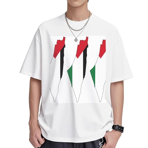 T-shirt Palestine femme coton coupe fluide fini les vêtements trop serrés
