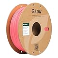 eSUN PLA+ Filamento 1,75 mm, PLA+HS Filamento per stampante 3D ad alta velocità Precisione dimensionale +/- 0,03 mm, bobina da 1 kg (2,2 libbre) per la stampa 3D Speedy, Rosa