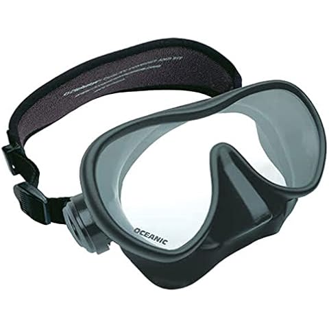 Oceanic Mini Shadow Scuba Mask (Black Silicone) Cover