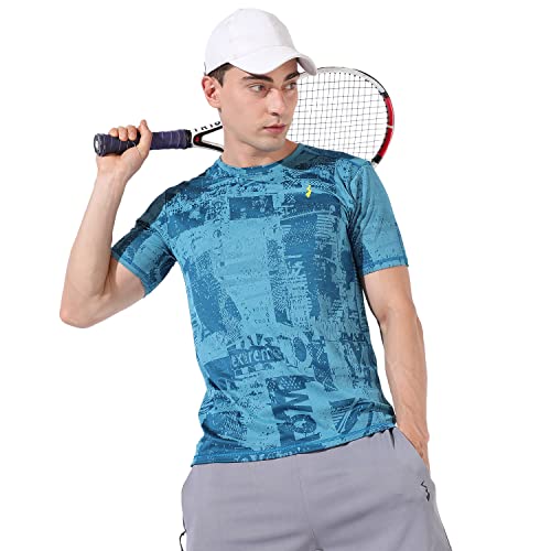 Image of Campus Sutra Men Polyester Regular Fit T-Shirt