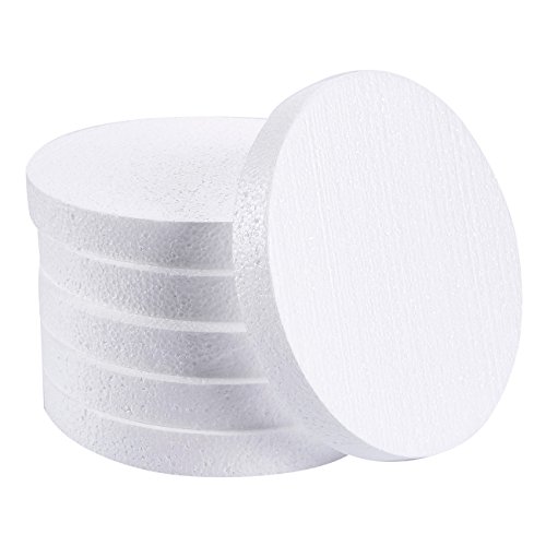 Foam Circles, Arts and Crafts Supplies (8 x 8 x 1 In, 6-Pack) - //coolthings.us