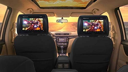 Dual DVD/USB/HDMI Car Headrest Monitors 