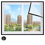 Photo Gallery honseadek per kit di isolamento per finestre, pellicola termica antivento invernale, materiale pe trasparente, per interni, protezione dal freddo, 100 x 120 cm, 120 x 140 cm (100 x 120 cm) Photo Gallery honseadek per kit di isolamento per finestre, pellicola termica antivento invernale, materiale pe trasparente, per interni, protezione dal freddo, 100 x 120 cm, 120 x 140 cm (100 x 120 cm)