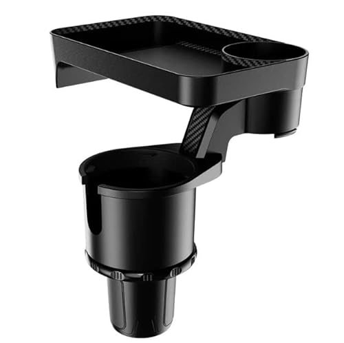 Car Cup Holder Expander Large Size For Food Trays For Eating,1 For 3 Drink Automotive Cup Holders With Hydro Flasks 32/40 Oz, Yeti 14/24/36/46,Large Bottles Mug In 3.4" -4.0" Detachable Tray Table #TOP1
