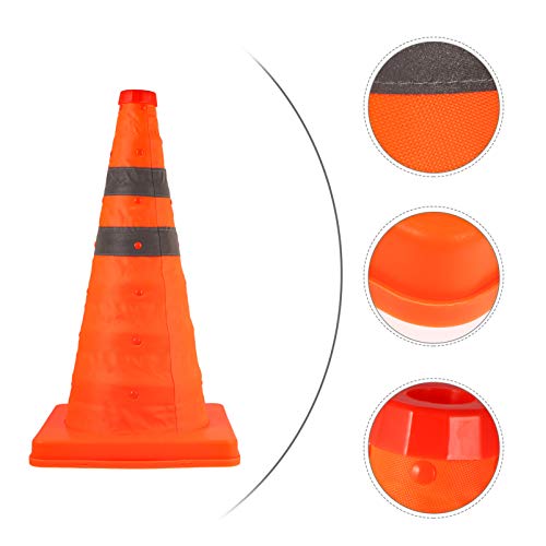 Mini cones esportivos de 45 cm Scicalife, cones de estrada, cones de trânsito dobráveis multiuso, co