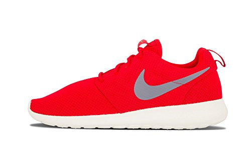Nike Roshe Run Rosherun Red Grey Sail Mens Sportwear Running Shoes 511881-601 [US Size 12]