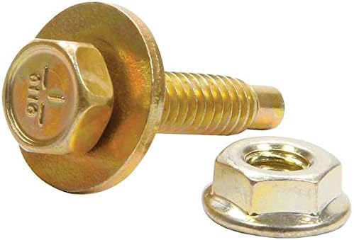 1.12 in. Body Bolt Kit with Clips - Gold Pack of 50