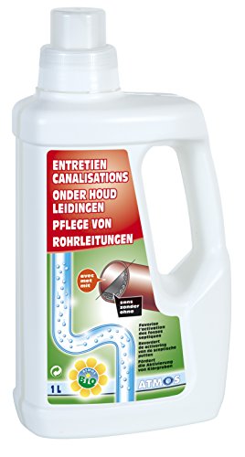 ATMOS 7111 starwax avloppsrensare Bio 1 liter behållare, transparent