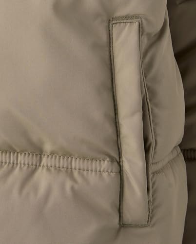 The Children's Place Boys Water and Wind Resistant Hooded Zip Front Puffer Jacket, Faux Fur Lined2