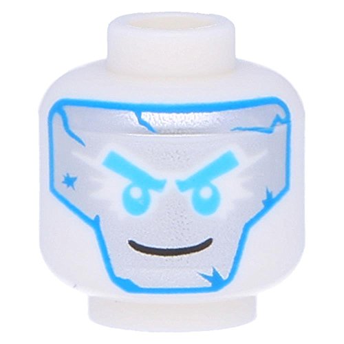 Preisvergleich Produktbild LEGO Figuren, Kopf mit mittelblauer und silberner Maske